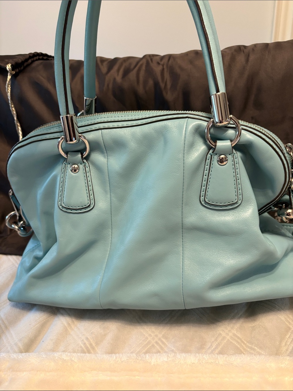 Vintage Y2K Large Coach Shoulder Bag - Picture 3 of 4